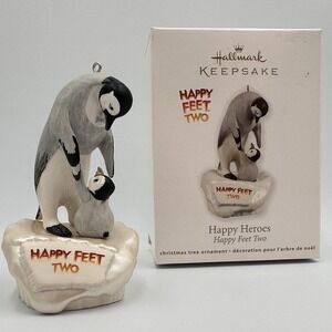 Hallmark‎ Keepsake Happy Heroes Happy Feet Two 2011 Christmas Ornament Box